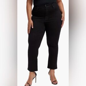 Good American Good Curve Straight Jeans – Never Fade Size 16